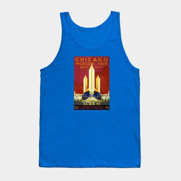 1933 Chicago World's Fair Tank Top by warishellstore